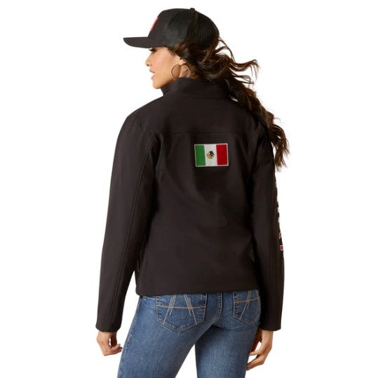 Chamarra Ariat New Team Softshell México.