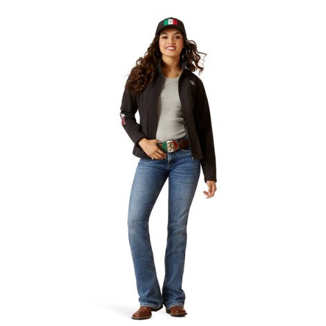 Chamarra Ariat New Team Softshell México.