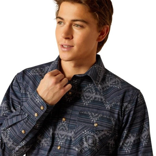 Camisa Ariat Haze Corte Retro.