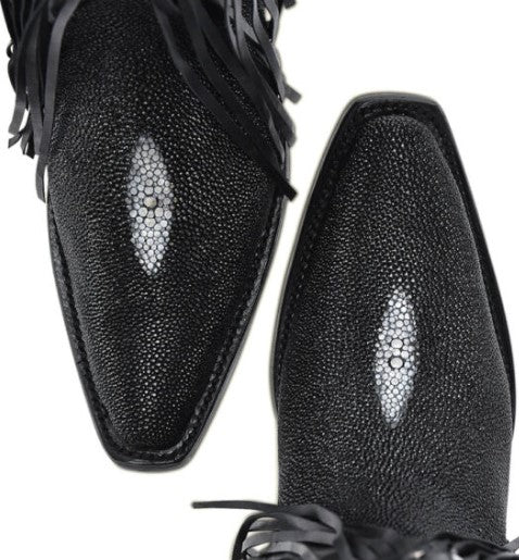 Bota Cuadra Piel Genuina de Mantarraya.