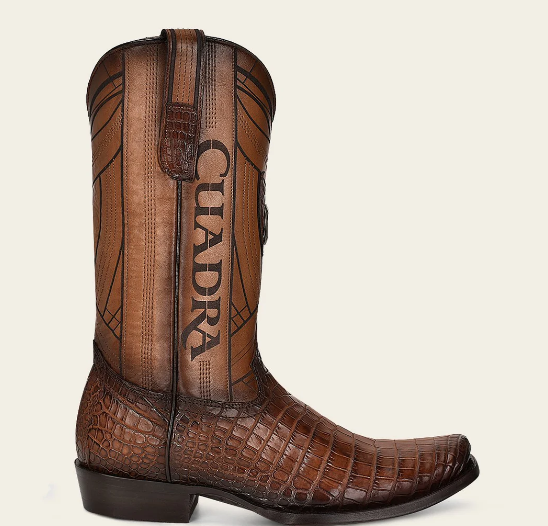 Bota tradicional en piel genuina de moreleti para caballero