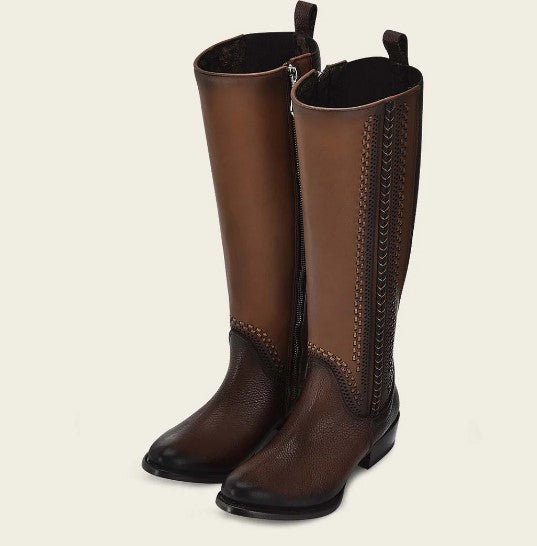 Bota tradicional en piel genuina para dama.