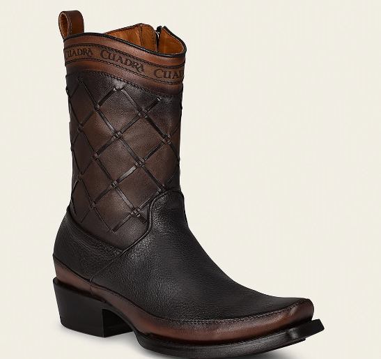 Bota casual en piel genuina para caballero