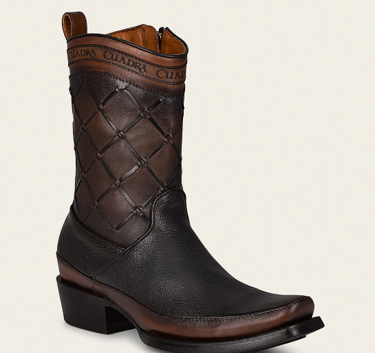 Bota casual en piel genuina para caballero