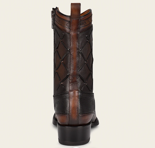 Bota casual en piel genuina para caballero