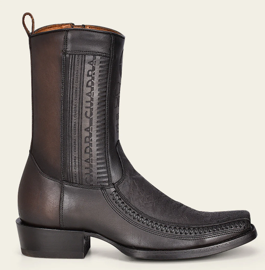 Bota casual en piel genuina de elefante para caballero.