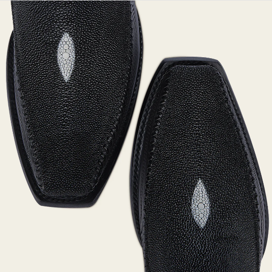 Bota casual en piel genuina de mantarraya para caballero.