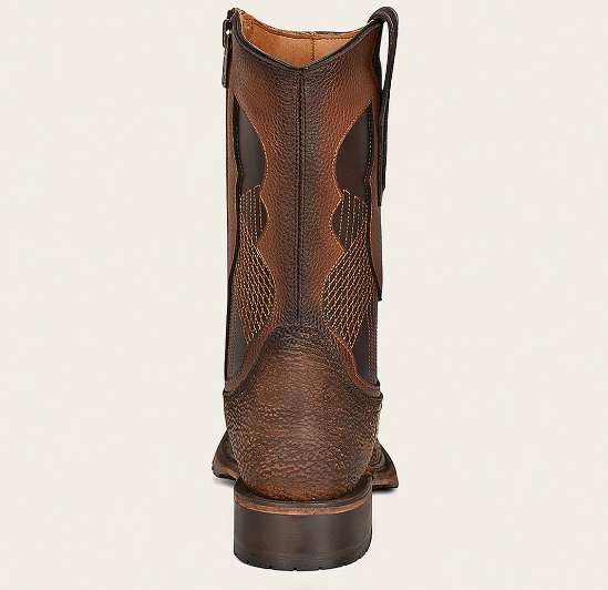 Bota tradicional en piel genuina de tiburón para caballero.