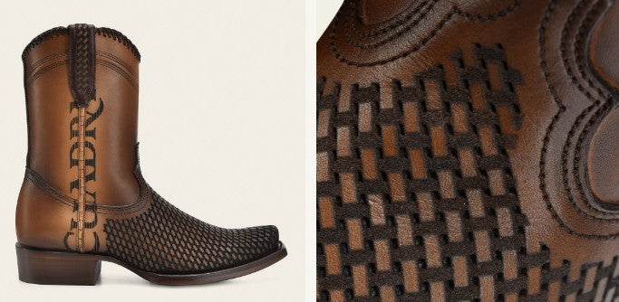 Bota casual en piel genuina para caballero.
