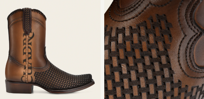 Bota casual en piel genuina para caballero.