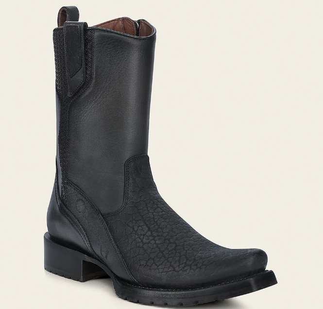 Bota casual en piel genuina de cuello de toro para caballero.