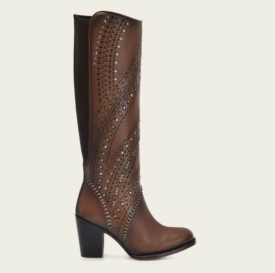 Bota casual en piel genuina para dama.