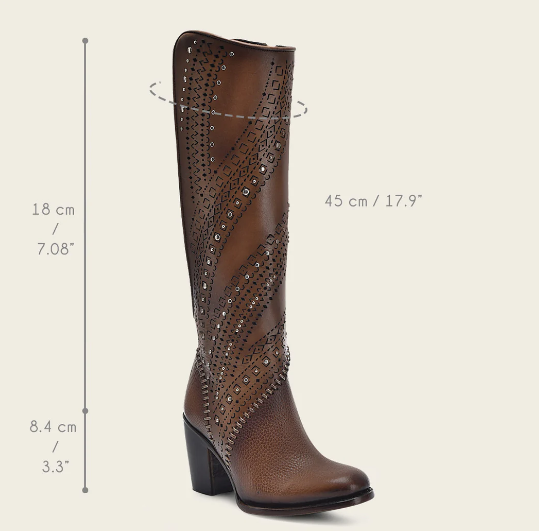 Bota casual en piel genuina para dama
