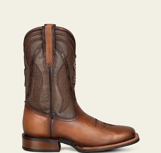 Bota rodeo en piel genuina para caballero