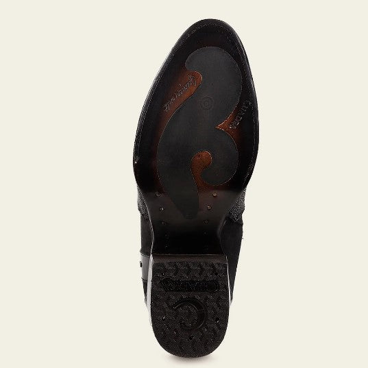 Bota casual en piel genuina de mantarraya para dama.