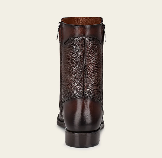 Bota de vestir en piel genuina de venado para caballero