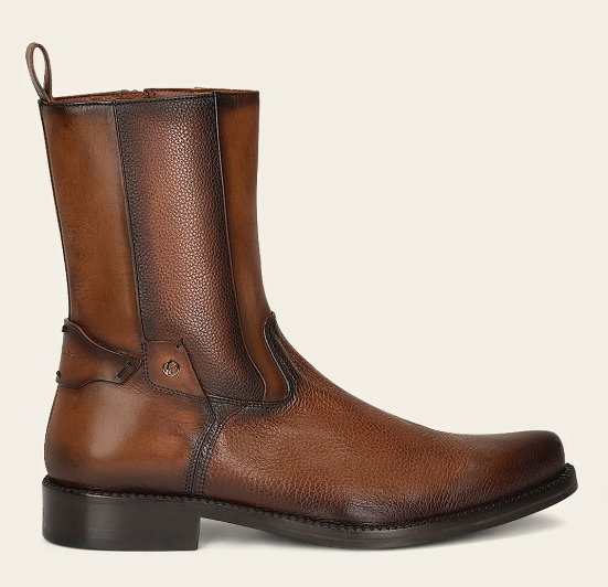 Bota de vestir en piel genuina de venado para caballero.