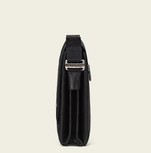 Bandolera en piel genuina de mantarraya para caballero.