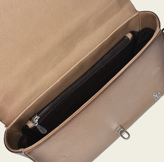 Bolso de Mano en piel Genuina de Pitón.