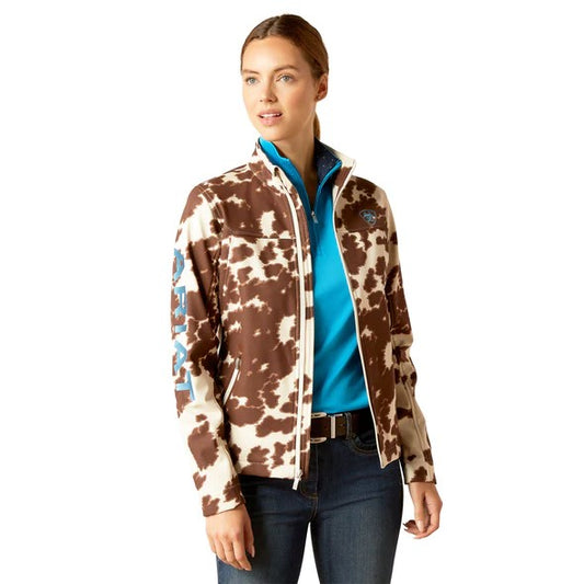 Chamarra Ariat New Team Softshell Estampado Pony.