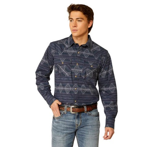 Camisa Ariat Haze Corte Retro.