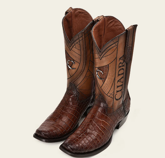 Bota tradicional en piel genuina de moreleti para caballero