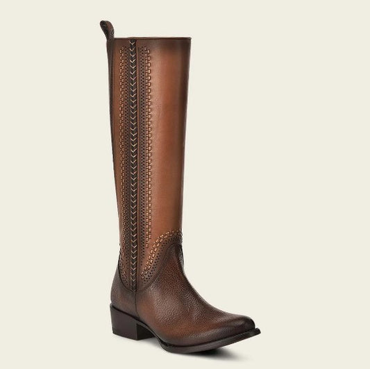 Bota tradicional en piel genuina para dama.