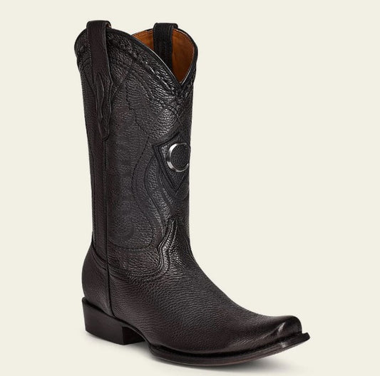 Bota tradicional en piel genuina de venado para caballero.