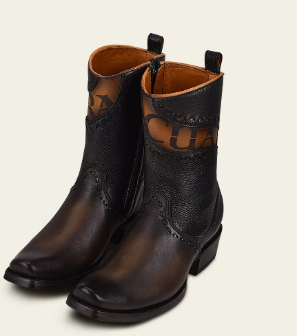 Bota casual en piel genuina para caballero