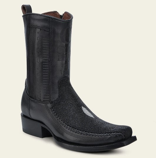 Bota casual en piel genuina de mantarraya para caballero.