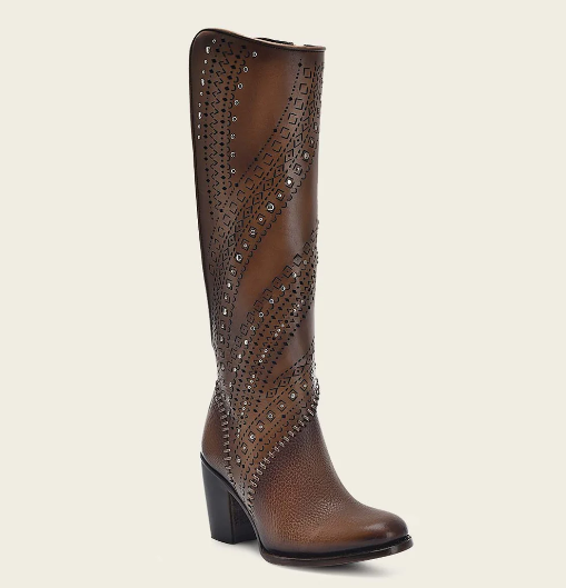Bota casual en piel genuina para dama.