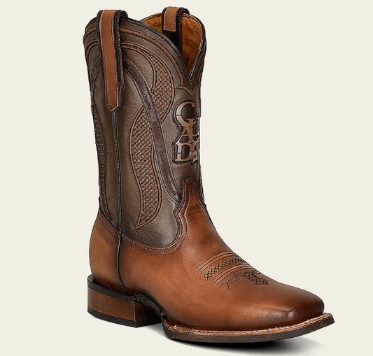 Bota rodeo en piel genuina para caballero