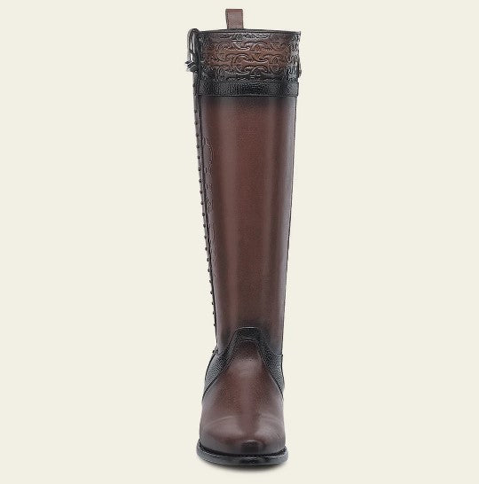 Bota casual en piel genuina para dama.