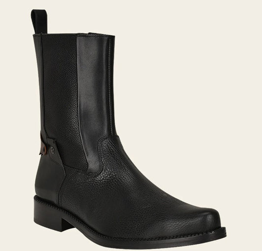 Bota de vestir en piel genuina de venado para caballero.